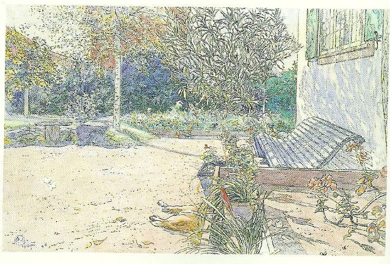 Carl Larsson min gardsplan